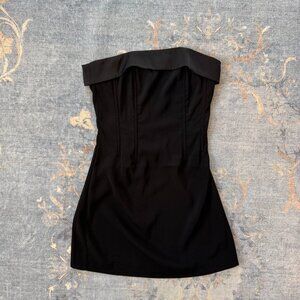 Chloe Corset Dress in Black XS